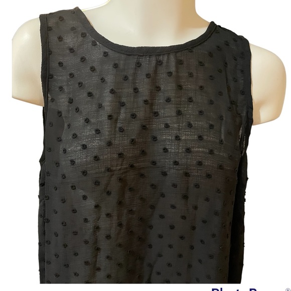 Round neck Swiss dot tank - Picture 6 of 9